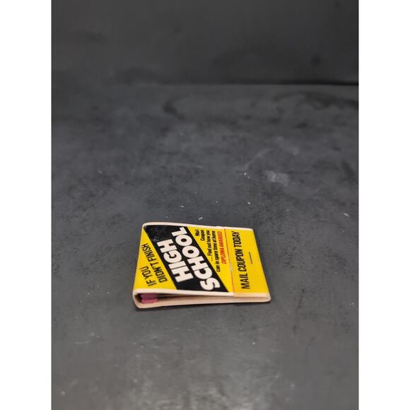 American School‎ High School Diploma, Match Box, Matchbook Collectible, Vintage - Picture 3 of 6